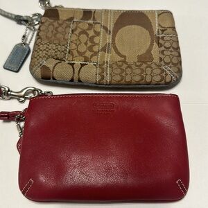 Coach Wristlet Lot of 2